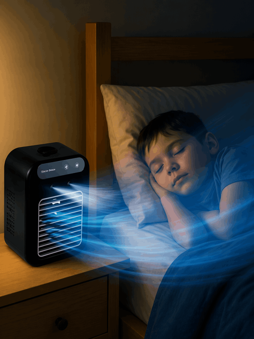 how to use glacier breeze portable ac